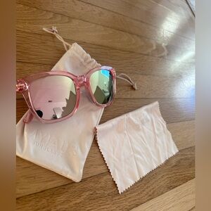 Pink Frame Polarized Sunglasses